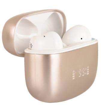 AUDIFONOS PERFECT CHOICE TWS ANC+ENC INTUNE- BEIGE/BLANCO