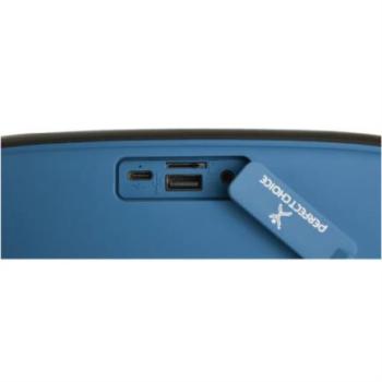 BOCINA PORTATIL PERFECT CHOICE CON MICROFONO INALAMBRICO - OUTDOORS LITE
