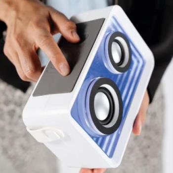 Bocina Portátil Loopstar Perfect Choice Bluetooth Recargable 15W Blanco