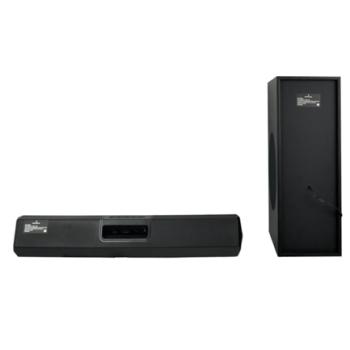 Barra de Audio Perfect Choice Emphoria iluminción RGB 2.1 con Subwoofer 70W  Color Negro