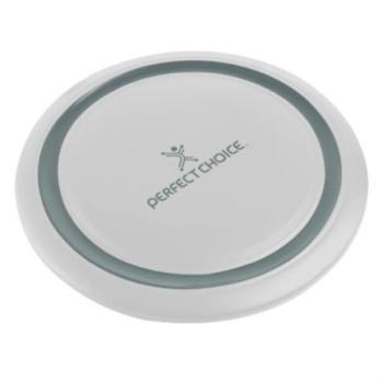 Cargador Inalámbrico Perfect Choice Universal 15W Color Blanco