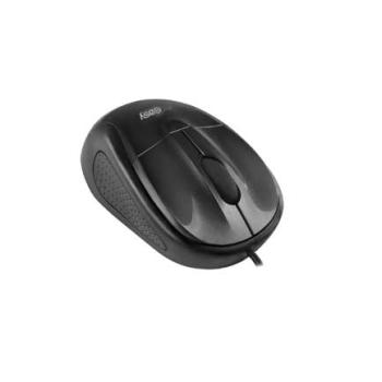 Mouse Easy Line Óptico Alámbrico USB 1200dpi Color Negro