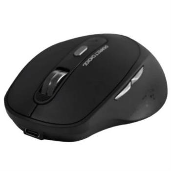 Mouse Perfect Choice Clix Inalámbrico Batería Recargable 6 Botones hasta 1600 DPI Color Negro