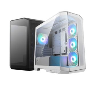 Gabinete MSI MAG PANO M100R PZ Micro-Tower Micro-ATX USB 3.0 sin Fuente 4 Ventiladores Instalados Blanco