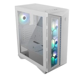 Gabinete MSI MPG GUNGNIR 210R Blanco Midi-Tower ATX/Micro-ATX USB 3.0 sin Fuente 4 Ventiladores Instalados