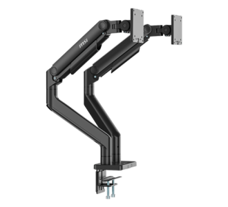 Soporte para Monitor MSI (MAG MT201D) Doble Monitor sobre Mesa Vesa 17 A 45 20KG Negro