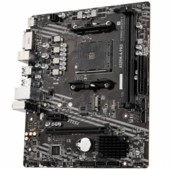 Tarjeta Madre MSI A520M-A Pro 2xDDR4 64GB 4600Mhz PCIe 3.0 M.2 1xHDMI 1xDVI-D S AM4 Ryzen 5th Gen mATX