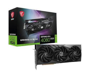 Tarjeta de Video Gaming X Slim MSI GeForce RTX4080 Super 16GB Triple Fan GDDR6X PCIe 4 0 256 bits HDMI DP