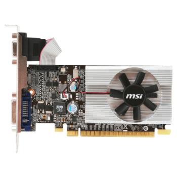 Tarjeta de Video GeForce MSI N210 1GB Single Fan DDR3 PCIe 2.0 64 bits 1xHDMI 1xD-Sub 1-DVI