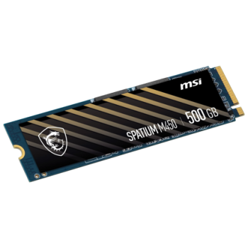 SSD MSI Interno SPATIUM M450 500gb M.2 2280 NVMe PCIe Gen4 hasta 2000 MB/s Lectura