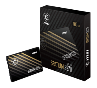 SSD MSI Interno SPATIUM S270 480GB 2.5 SATA III hasta 450 MB/s Escritura