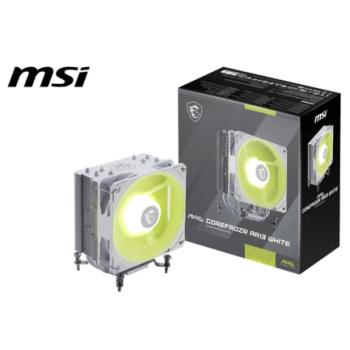 Disipador P/CPU MSI (MAG COREFROZR AA13 White) Fan 120MM ARGB Socket 1700 1851 AM4 AM5 Blanco
