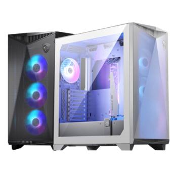 GABINETE MSI MPG GUNGNIR 300R AIRFLOW WHITE BLANCOVIDRIO TEMPLADO 4 VENTILADOR ARG BATX S FUEN