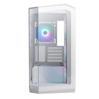 Gabinete MSI MAG Pano M100R PZ MICRO-TOWER MICRO-ATX USB 3.0 sin Fuente 4 Ventiladores Instalados Blanco