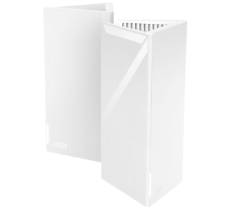 Router MSI con Sistema de Red Wi-Fi en Malla Roamii BE Lite 2882Mbit/s 3x RJ-45 2.4/5GHz 4 Antenas Internas 2 pz Blanco