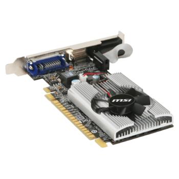 Tarjeta de Video GeForce MSI N210 1GB Single Fan DDR3 PCIe 2.0 64 bits 1xHDMI 1xD-Sub 1-DVI