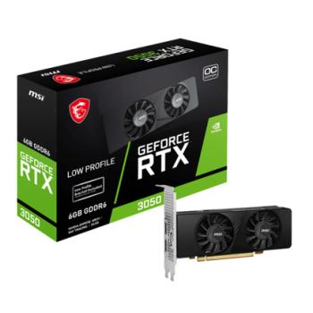 Tarjeta de Video MSI GeForce RTX 3050 LP 6G OC 6GB GDDR6