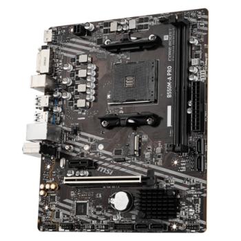 Tarjeta Madre MSI B550M-A PRO Micro-ATX Socket AM4 AMD B550 64GB DDR4 HDMI para AMD
