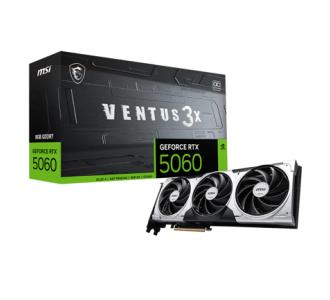 Tarjeta de Video MSI NVIDIA GeForce RTX 5060 VENTUS 3X OC 8GB 128-bit GDDR7 PCI Express x16 5.0