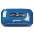 Hub Manhattan USB Alta Velocidad 2.0 Alimentación Dual 7 Puertos Color Azul