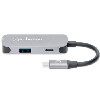 Docking Manhattan USB-C  3 Ptos HDMI 4K@60Hz USB-C