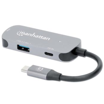 Docking Manhattan USB-C  3 Ptos HDMI/USB-A/USB-C PD