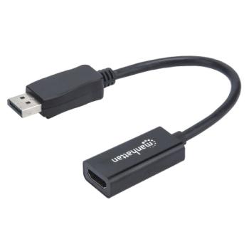 Adaptador Manhattan DisplayPort M a HDMI H Cable 15cm 1080P