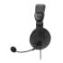 Audífonos Manhattan Estéreo USB Micrófono Ajustable Control Integrado Color Negro
