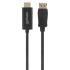 Cable Manhattan DisplayPort/HDMI M-M 1080p1m Color Negro