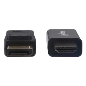 Cable Manhattan DisplayPort/HDMI M-M 1080p1.8m Color Negro