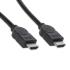 Cable Manhattan HDMI M-M Alta Velocidad Blindado 1m Color Negro