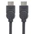 Cable Manhattan HDMI 1.3 M-M Alta Velocidad Blindado 1.5m Color Negro