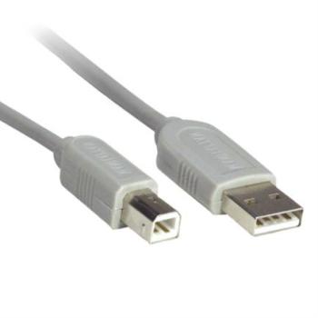 Cable Manhattan USB A-B 4.5m Color Gris
