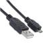 Cable Manhattan USB Micro-B Alta Velocidad PVC 1.8m Color Negro