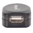 Cable Manhattan USB 2.0 Alta Velocidad Extensión Activa 20m Color Negro