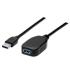 Cable Manhattan Extensión Activa USB-A 3.0 Súper Velocidad 5m Color Negro