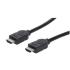 Cable Manhattan HDMI 1.4 M-M Alta Velocidad Canal Ethernet 3m Color Negro