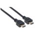 Cable Manhattan HDMI M-M Alta Velocidad con Ethernet 1m Color Negro