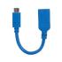 Cable Manhattan USB 3.2 Gen1 C-A Súper Velocidad 15cm Color Azul