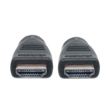 Cable Manhattan HDMI M-M Alta Velocidad Ethernet 8m Color Negro