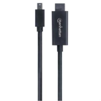 Cable Manhattan Mini DisplayPort a HDMI 1080p 1.8m Color Negro