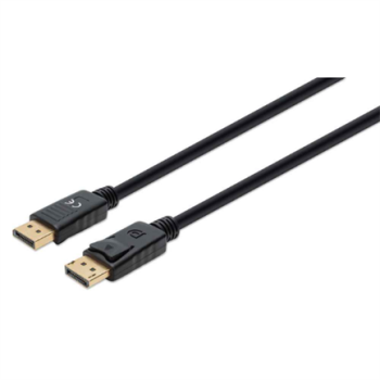 Cable Manhattan DisplayPort M-M 8K a 60Hz 1m Color Negro