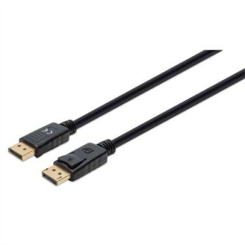 Cable Manhattan DisplayPort M-M 8K a 60Hz 3m Color Negro