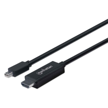 Cable Manhattan Mini DisplayPort M-M 4K a 60Hz 1.8m Color Negro