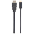 Cable Manhattan Adaptador USB-C a HDMI 4K Salida 2m Color Negro