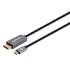 Cable Manhattan Adaptador USB-C a DisplayPort-M 8K a 60Hz 3m Color Negro