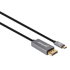 Cable Manhattan Adaptador USB-C a DisplayPort-M 8K a 60Hz 3m Color Negro
