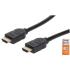 Cable Manhattan HDMI Alta Velocidad con Canal Ethernet Premium 1.8m Color Negro
