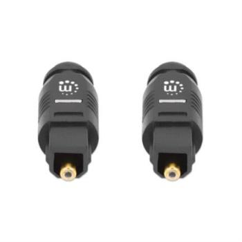 Cable Manhattan Audio Digital Óptico Toslink M-M 1m Color Negro