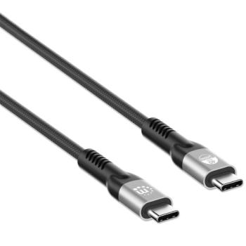 Cable Manhattan USB-C V4 Thunderbolt4 C-C 1.0M 8K 2